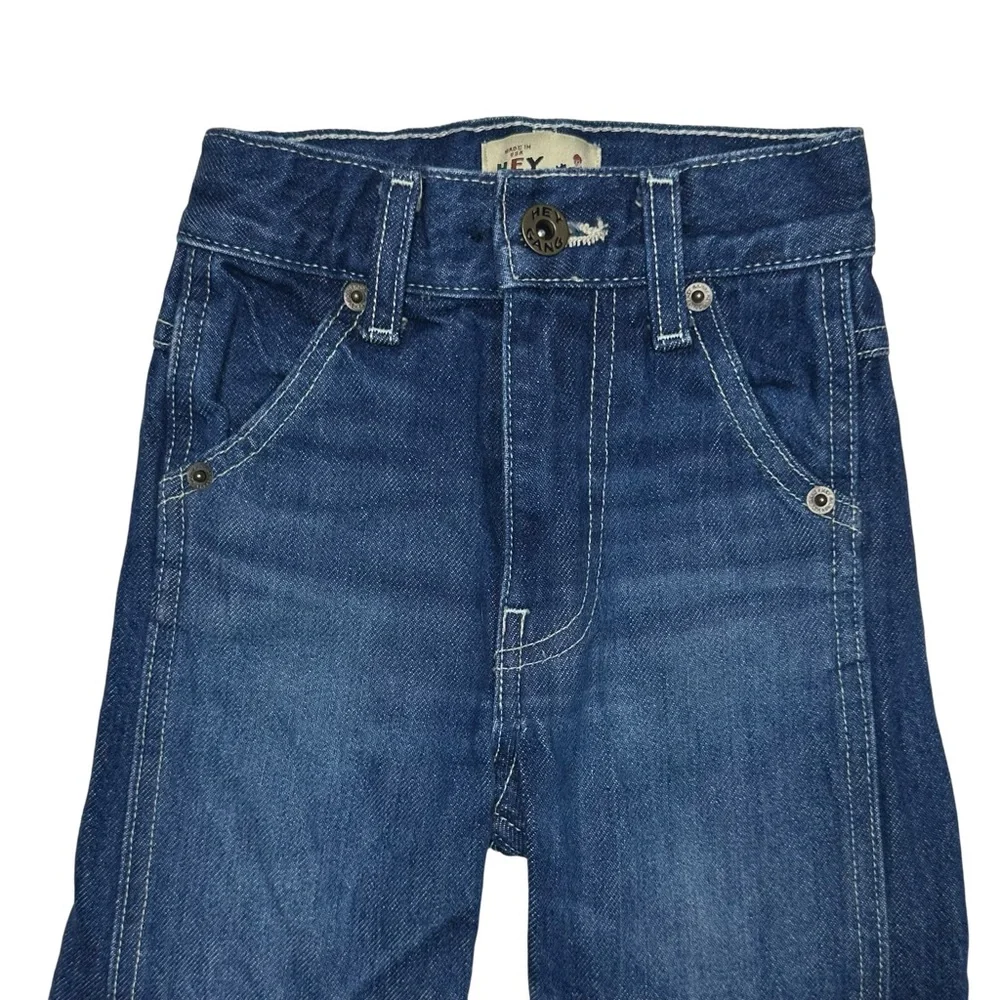 Hey Gang Jeans With‎ Chainstitch Heart